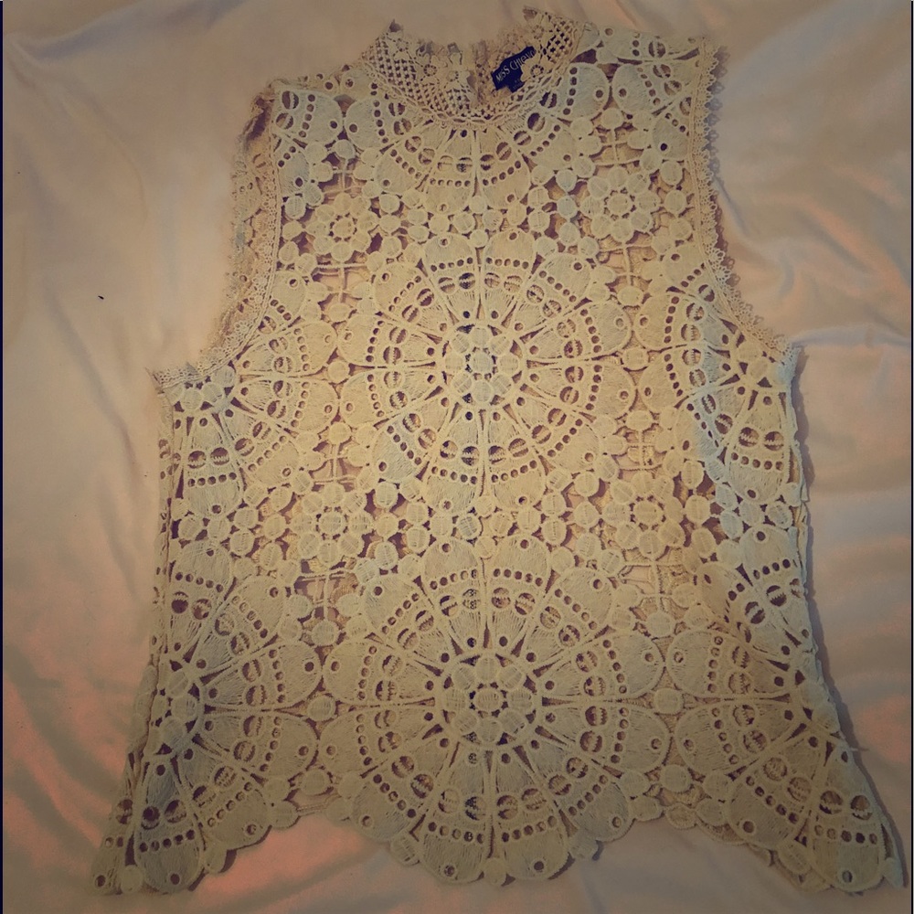 Crochet Nude Tank